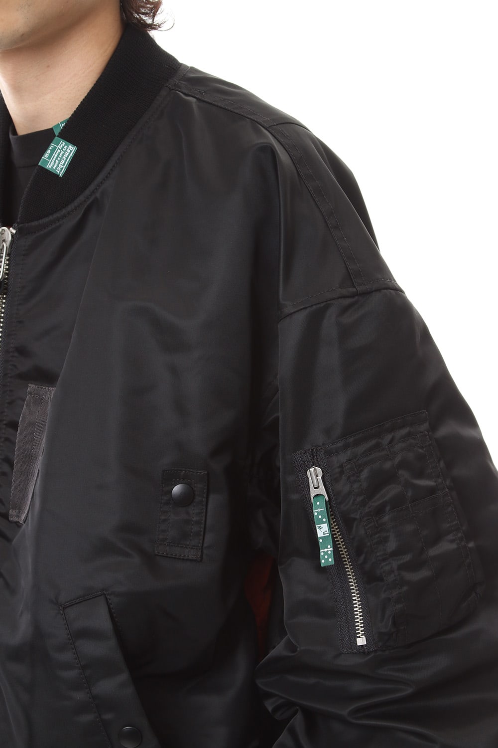 Flat Layerd MA-1 Black