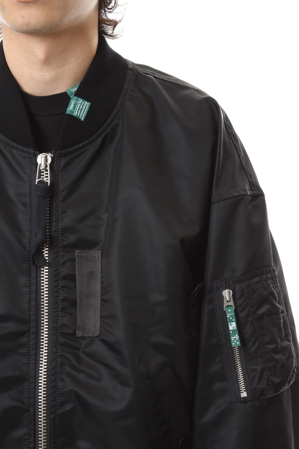 Flat Layerd MA-1 Black