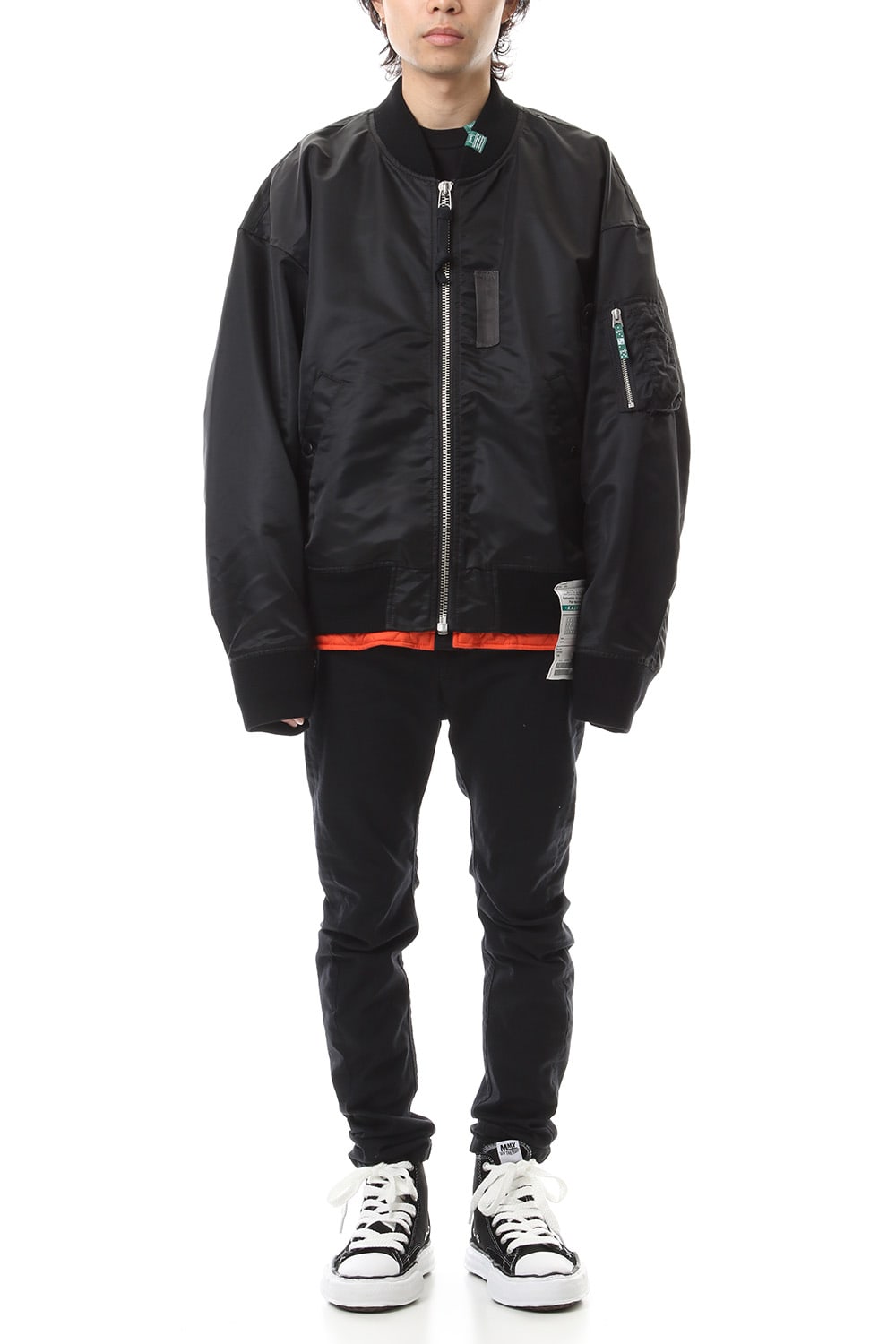 Flat Layerd MA-1 Black