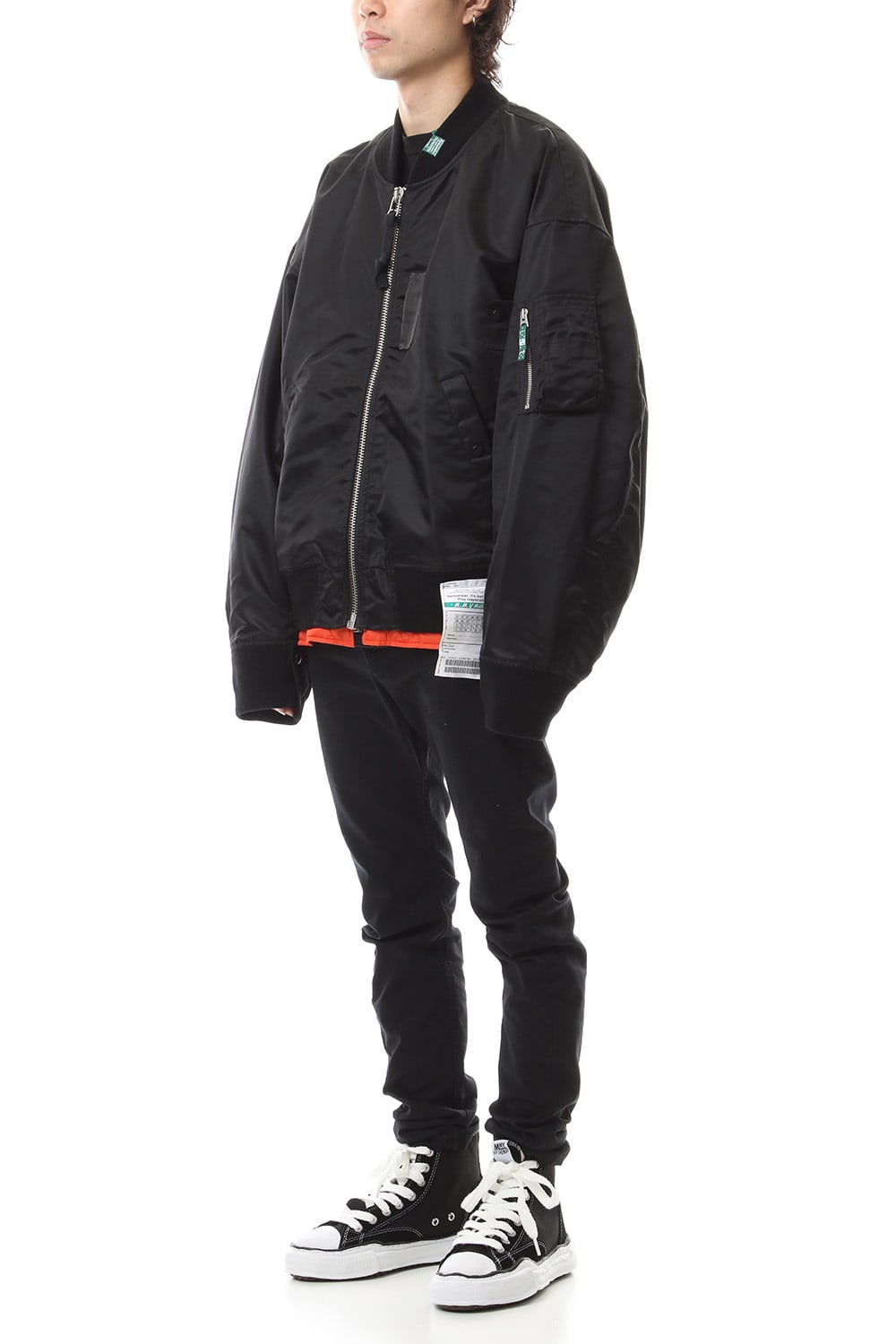 Flat Layerd MA-1 Black