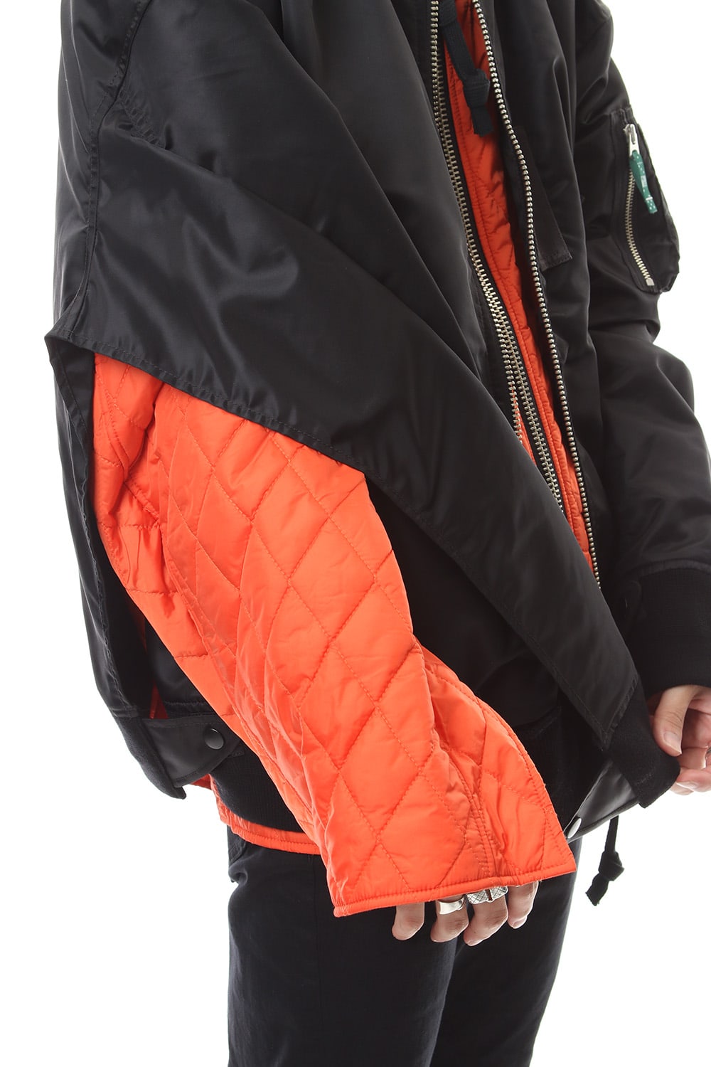 Flat Layerd MA-1 Black