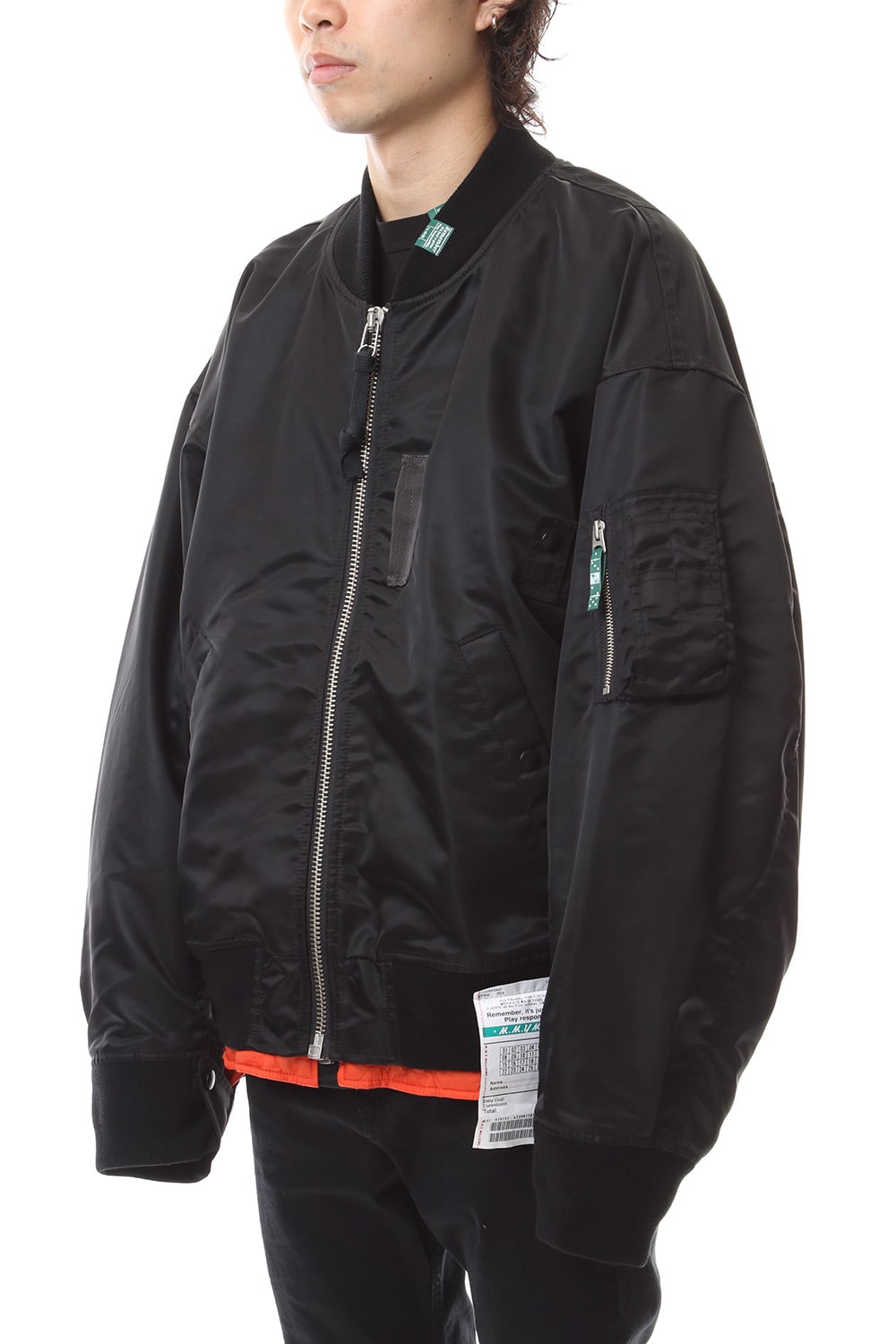 Flat Layerd MA-1 Black