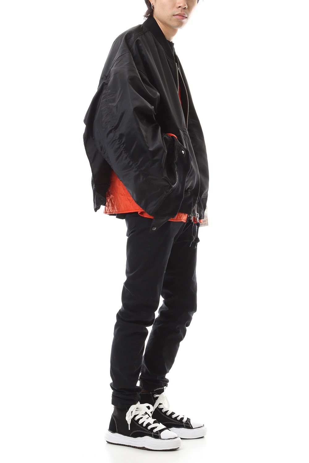 Flat Layerd MA-1 Black