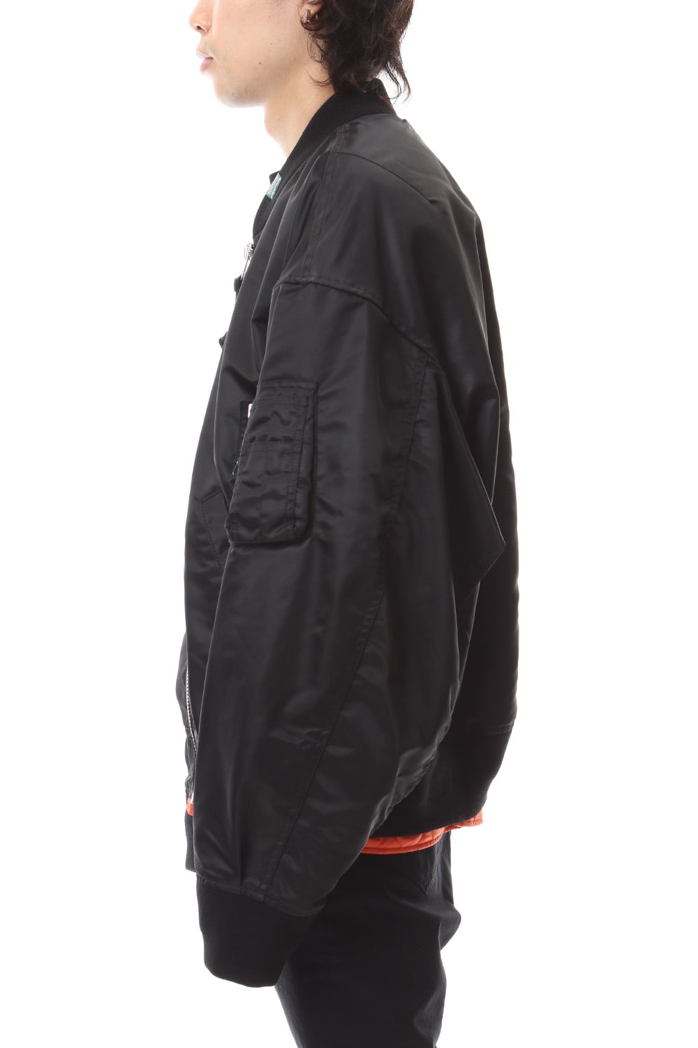 Flat Layerd MA-1 Black