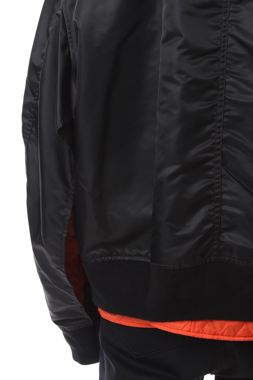 Flat Layerd MA-1 Black