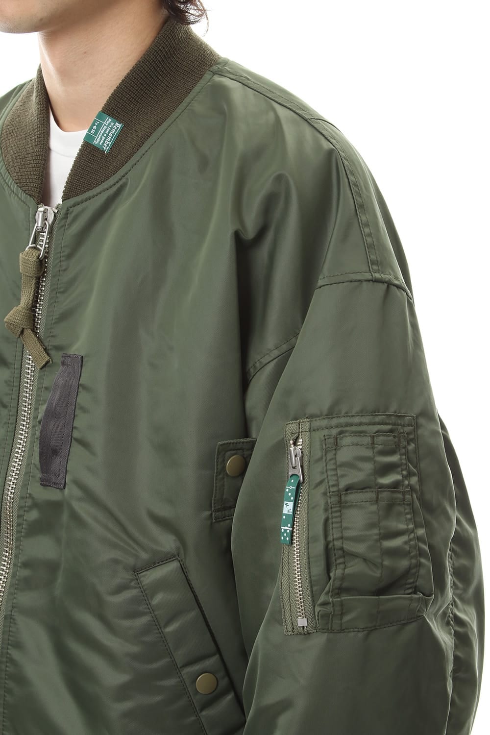 Flat Layerd MA-1 Khaki