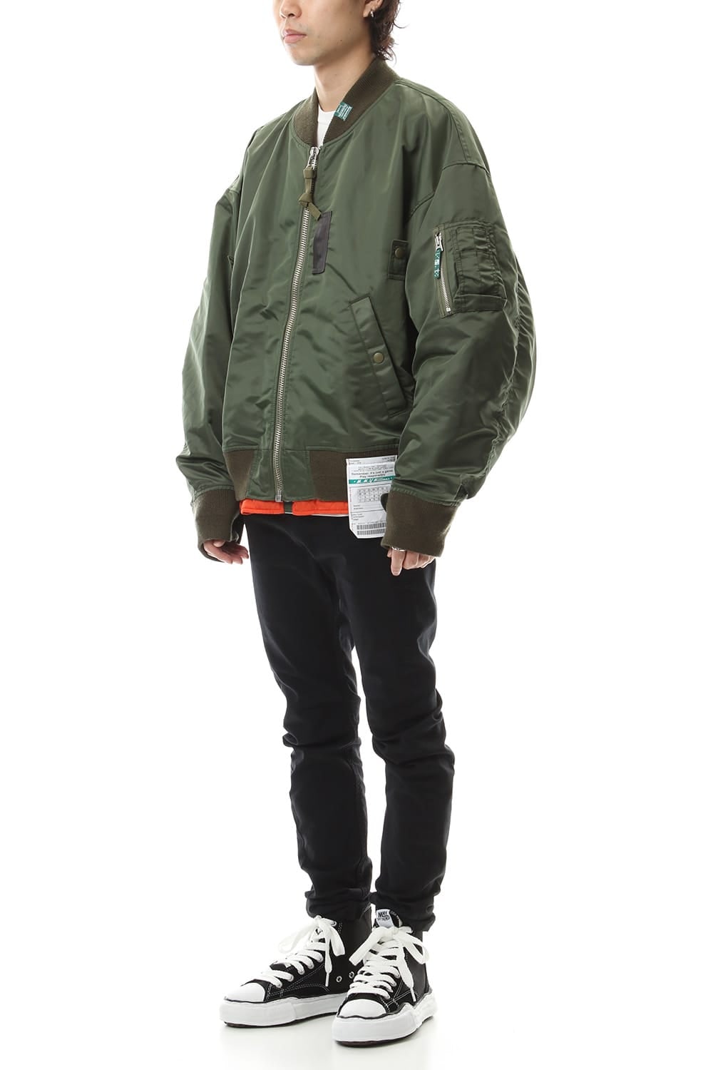 Flat Layerd MA-1 Khaki