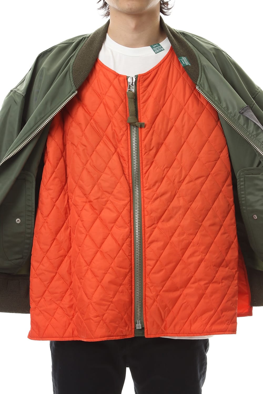 Flat Layerd MA-1 Khaki