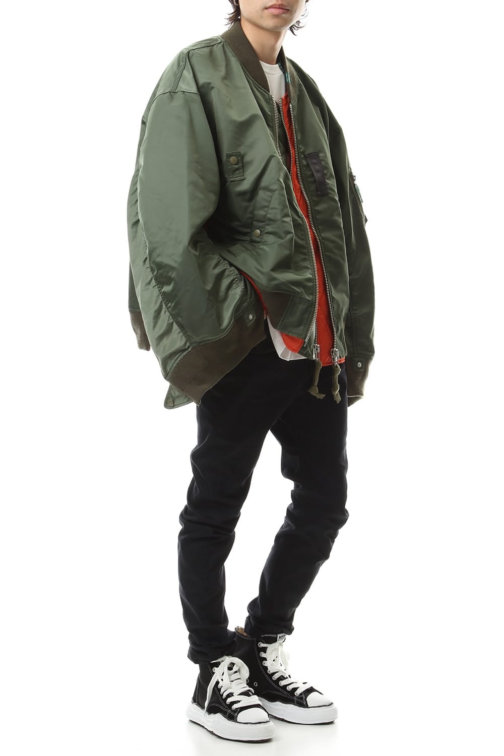 Flat Layerd MA-1 Khaki