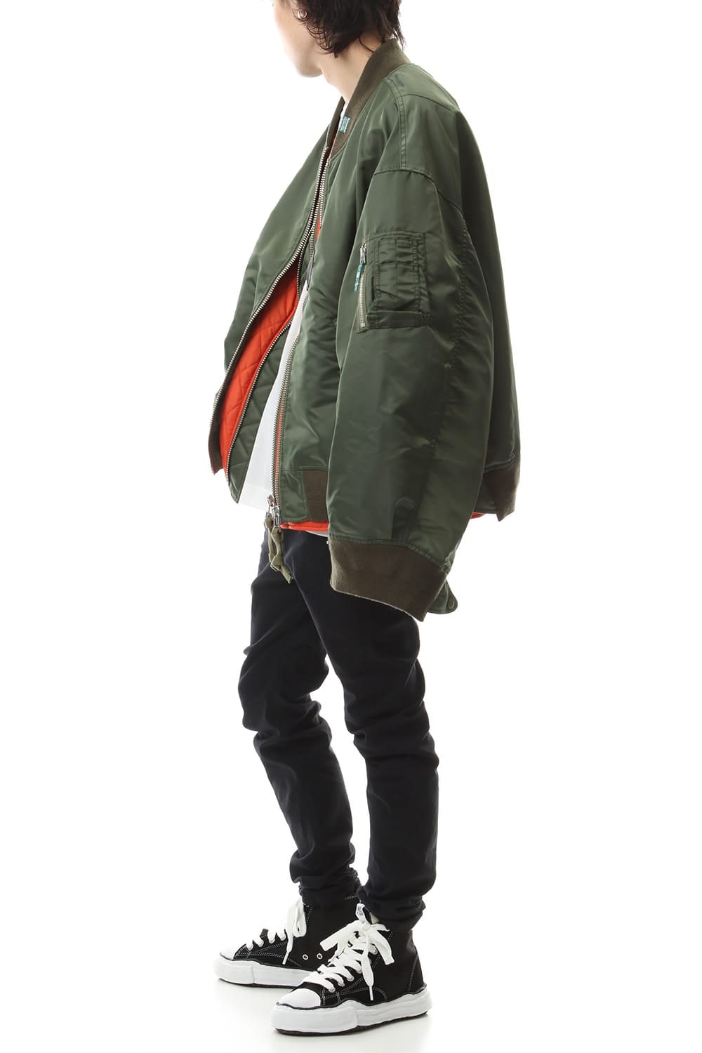 Flat Layerd MA-1 Khaki