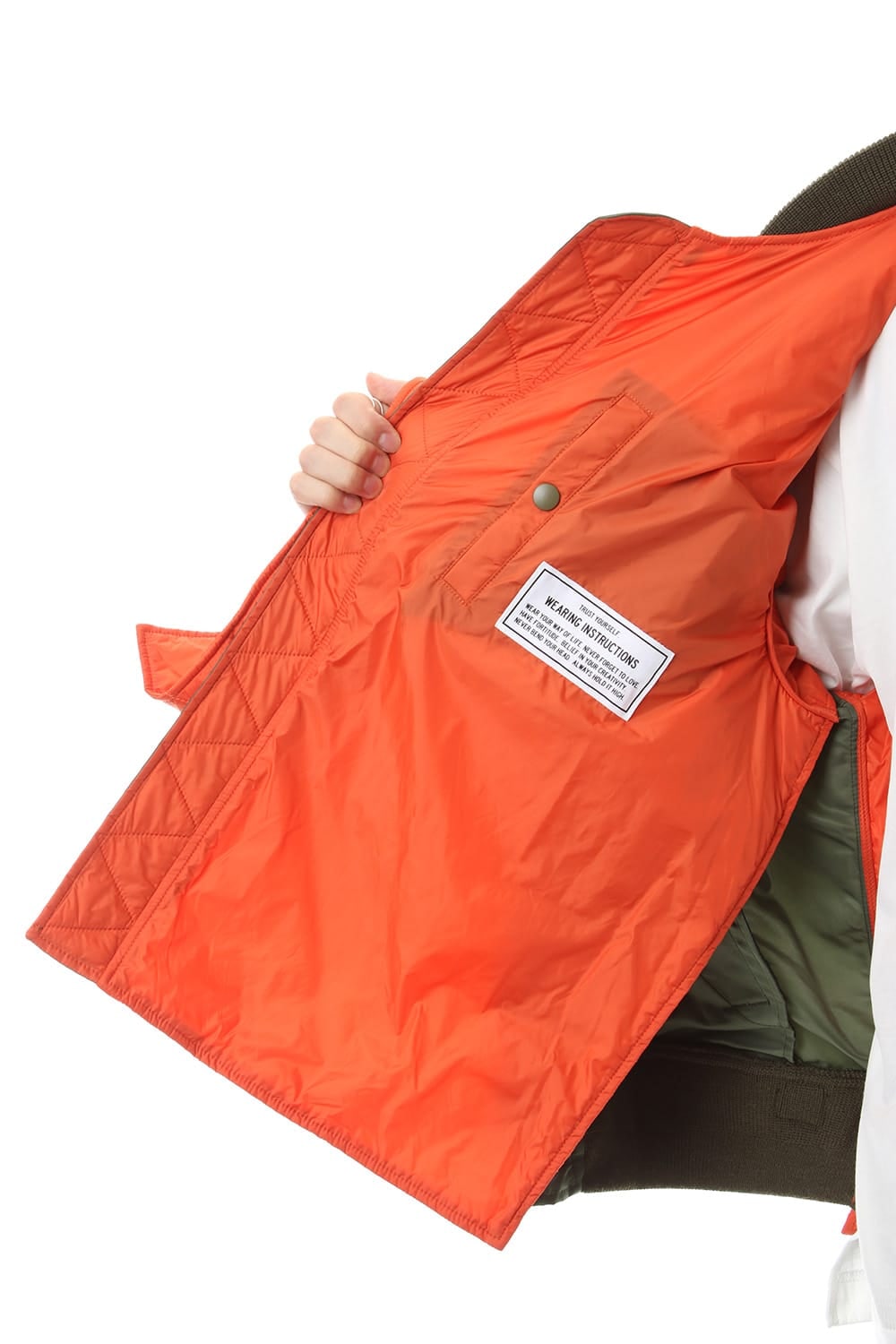 Flat Layerd MA-1 Khaki