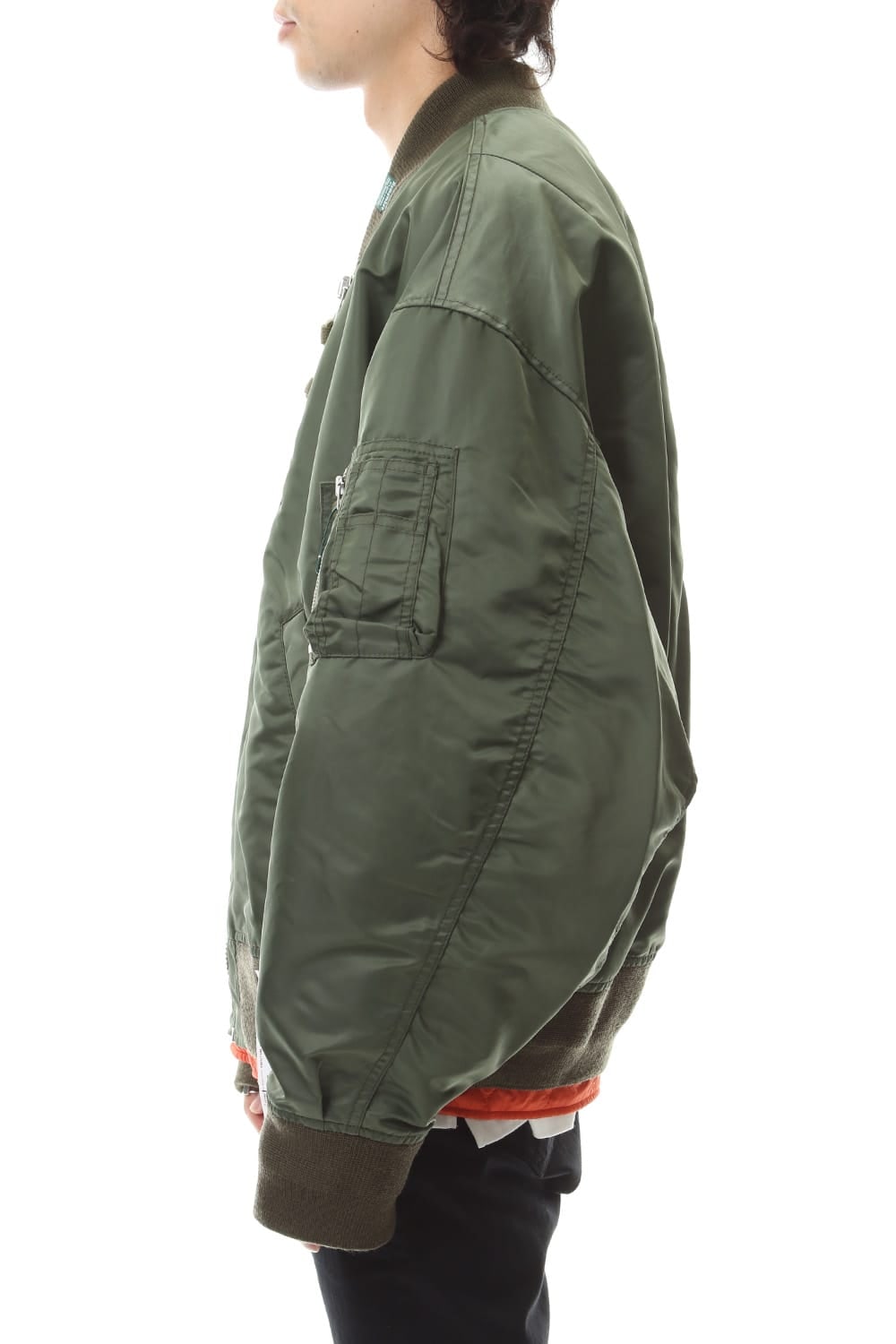 Flat Layerd MA-1 Khaki