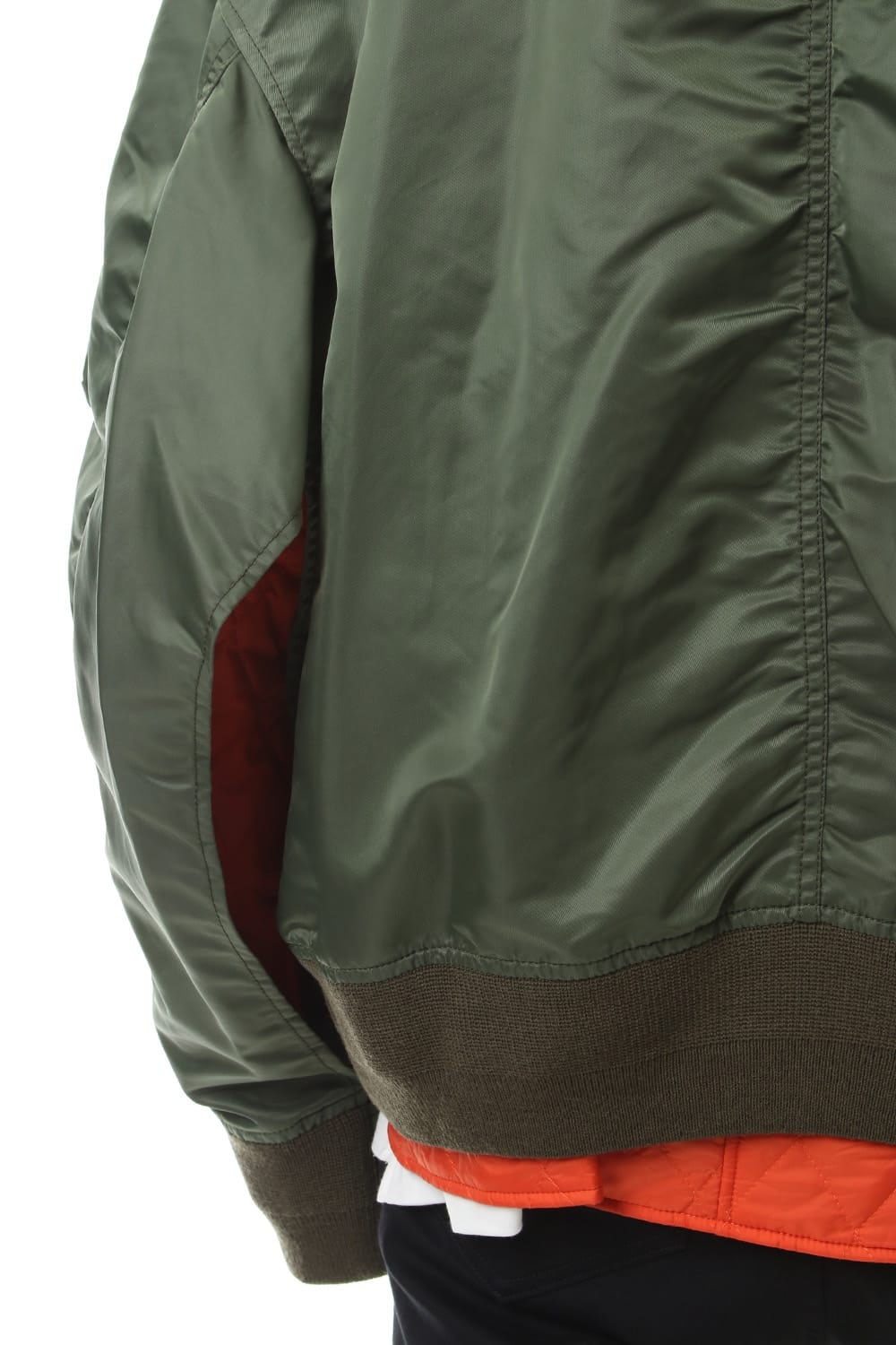 Flat Layerd MA-1 Khaki