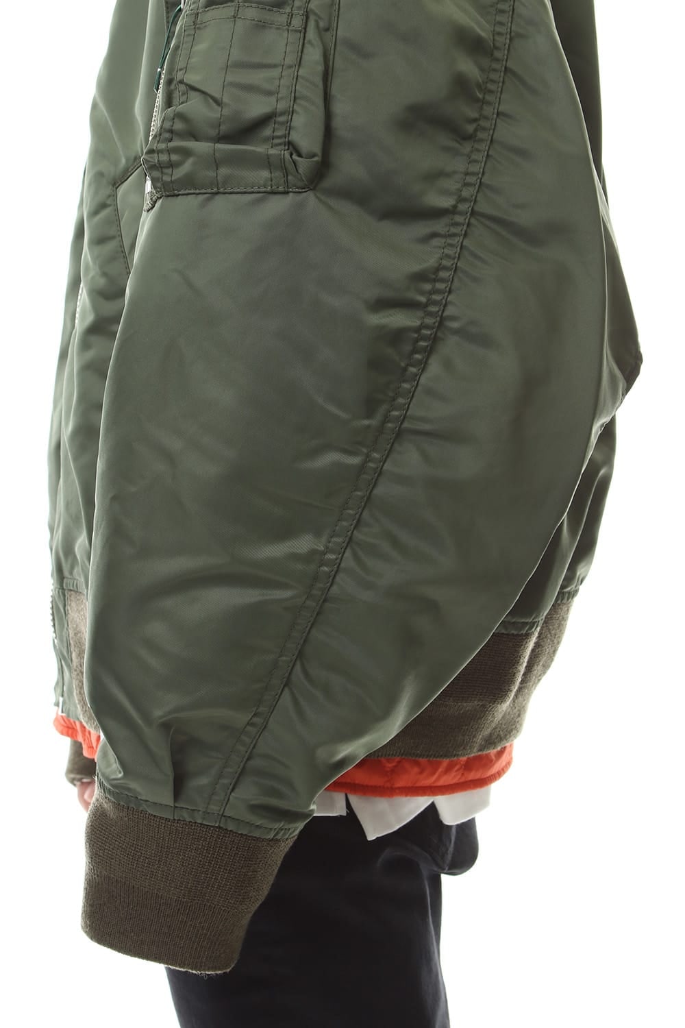 Flat Layerd MA-1 Khaki