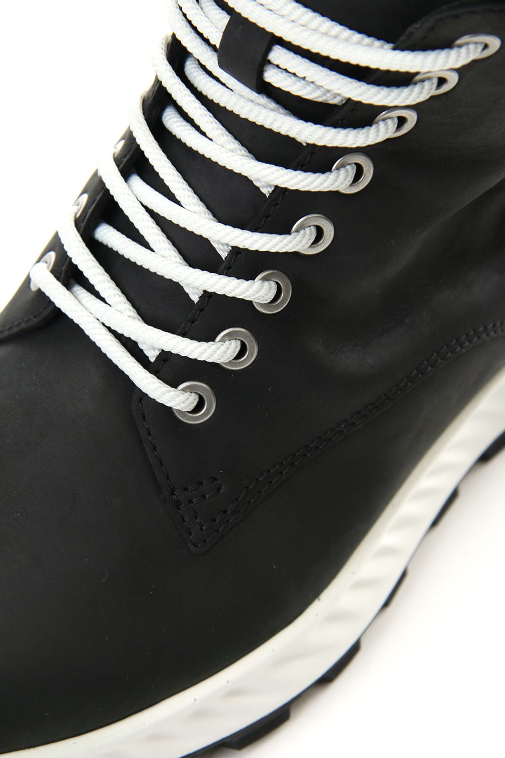 ECCO SHOES COLLABORATION SNEAKER BOOTS Black White