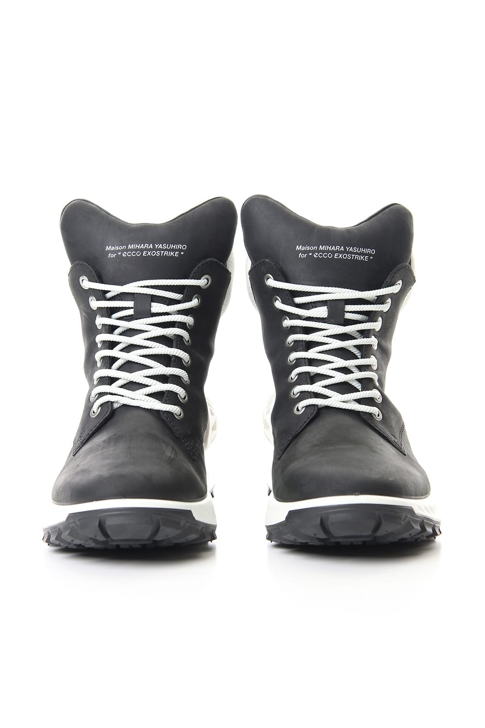 ECCO SHOES COLLABORATION SNEAKER BOOTS Black White