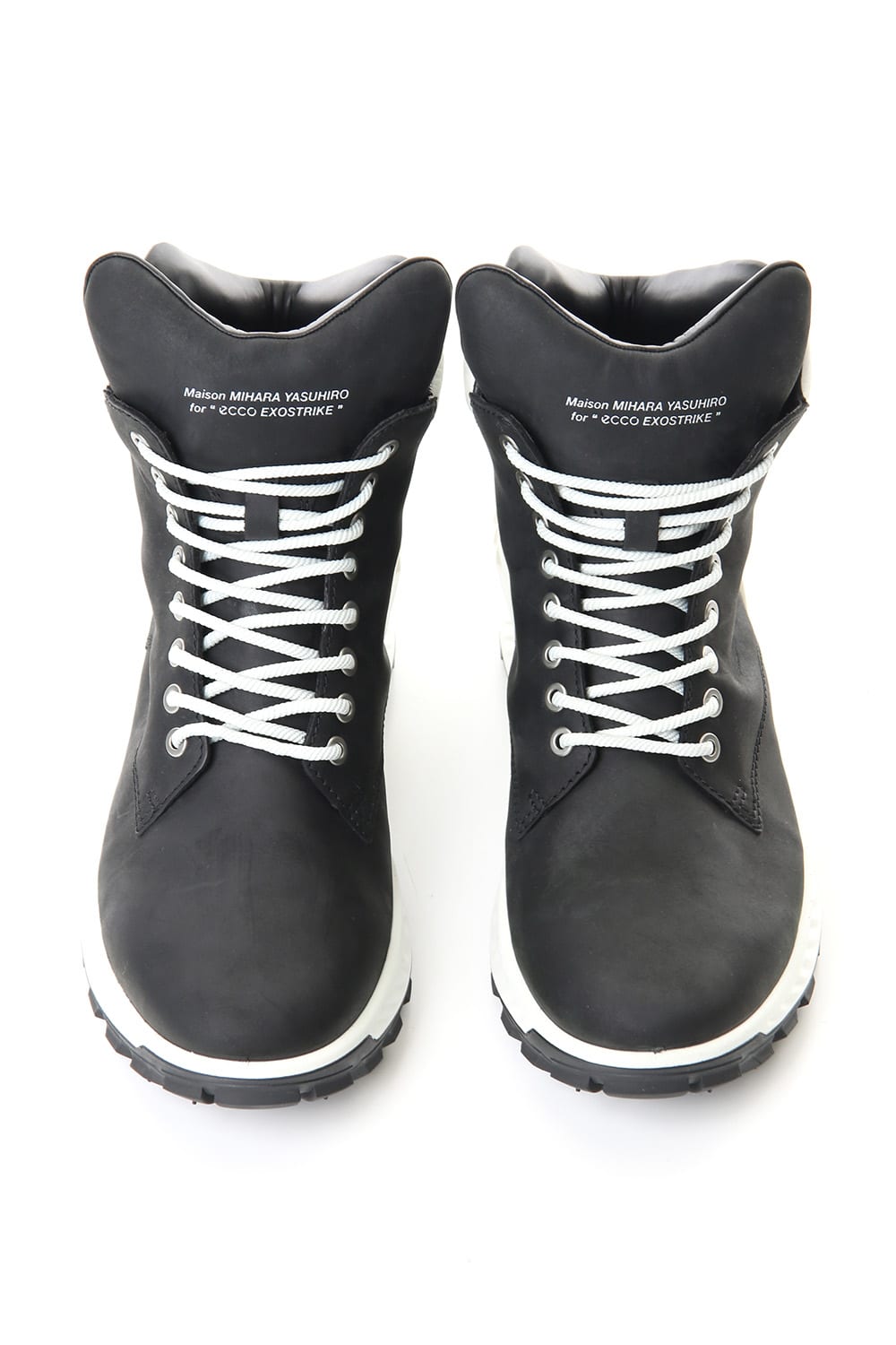 ECCO SHOES COLLABORATION SNEAKER BOOTS Black White