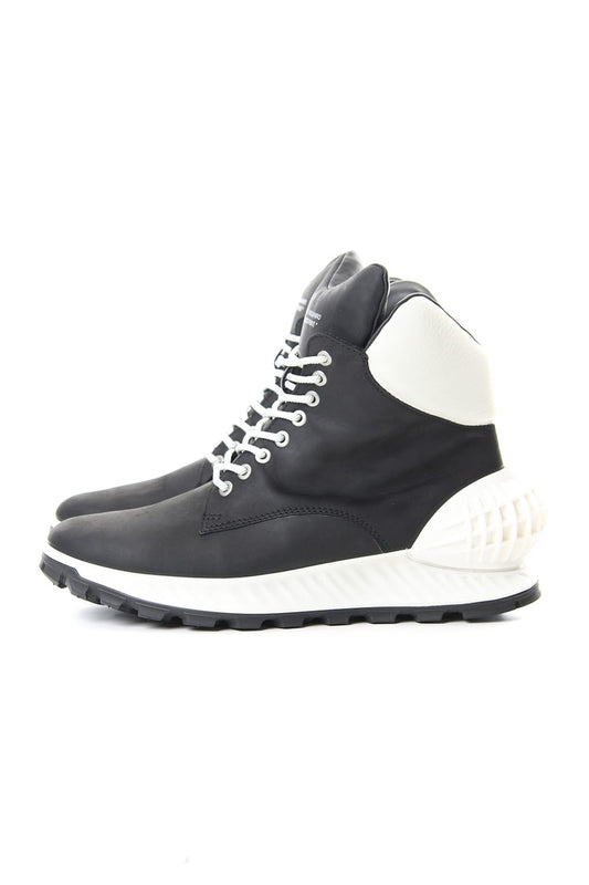 ECCO SHOES COLLABORATION SNEAKER BOOTS Black White