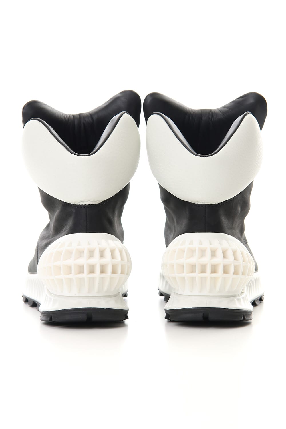 ECCO SHOES COLLABORATION SNEAKER BOOTS Black White