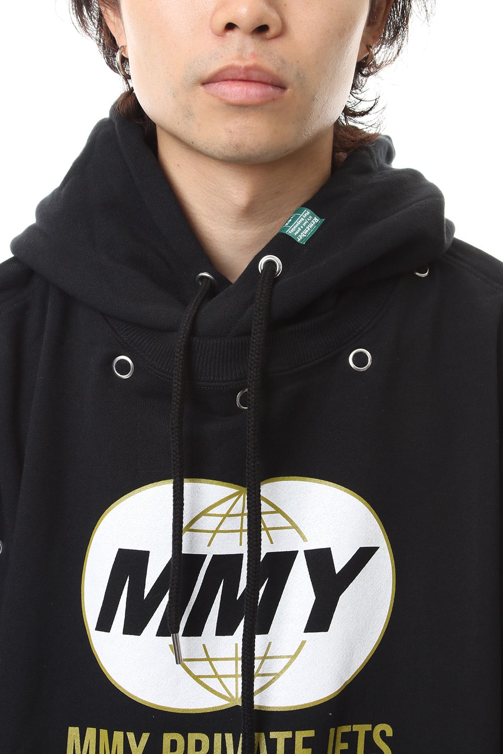 Removable hoodie Black