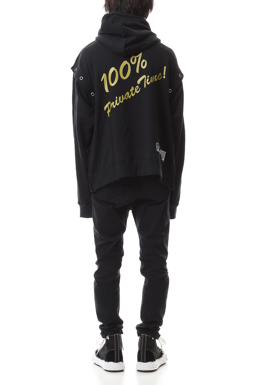 Removable hoodie Black
