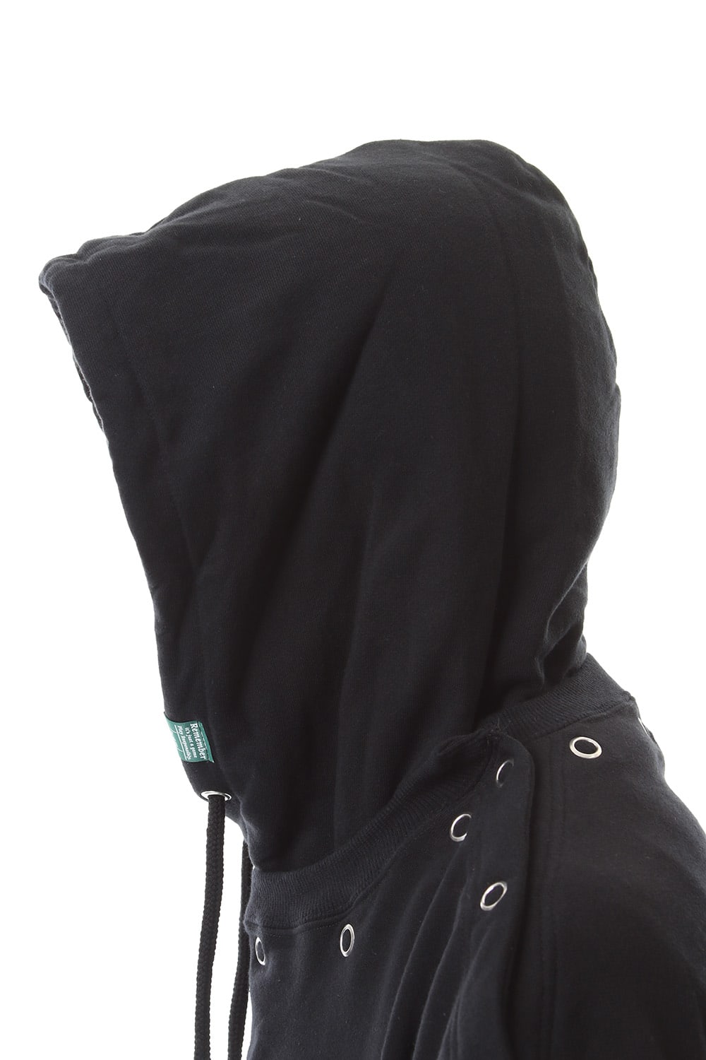 Removable hoodie Black