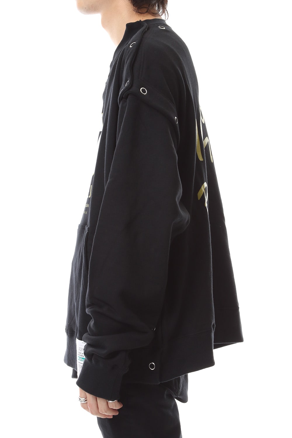 Removable hoodie Black