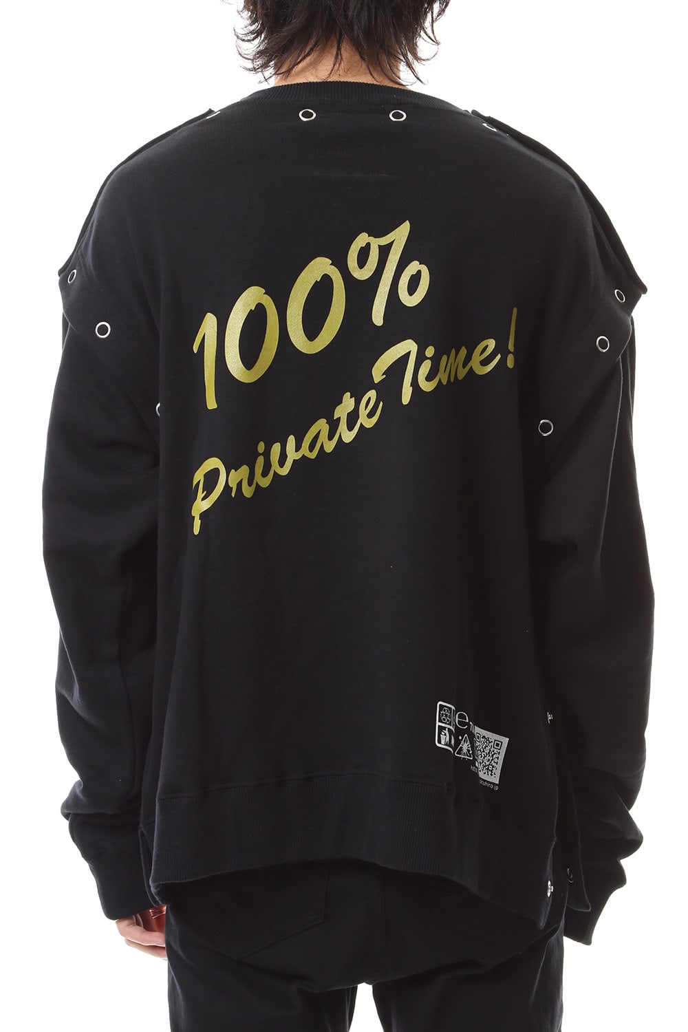 Removable hoodie Black