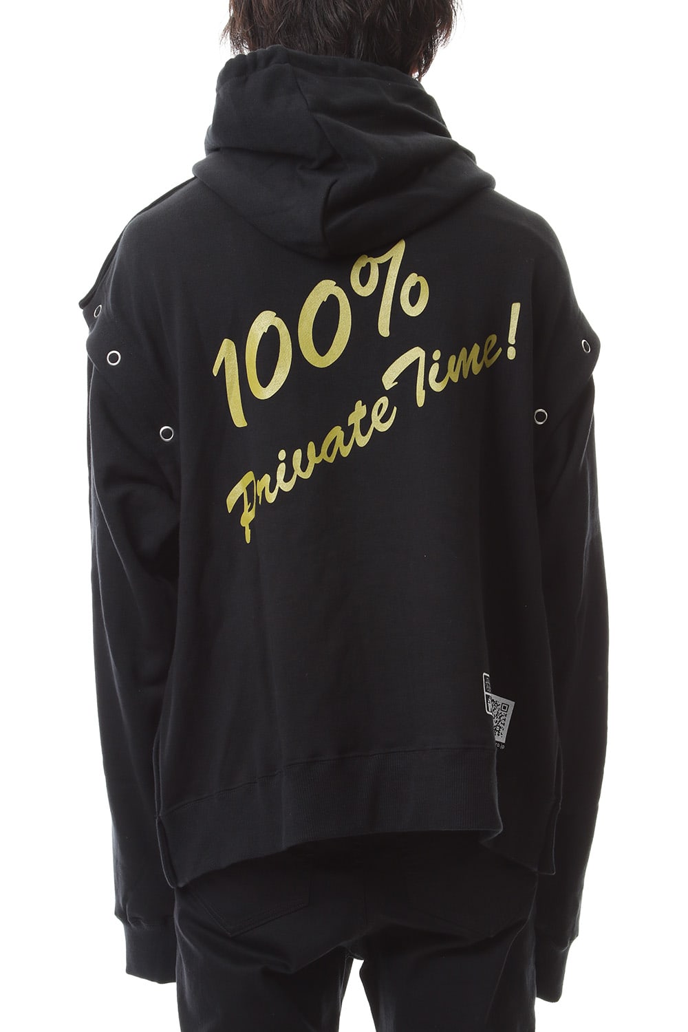 Removable hoodie Black