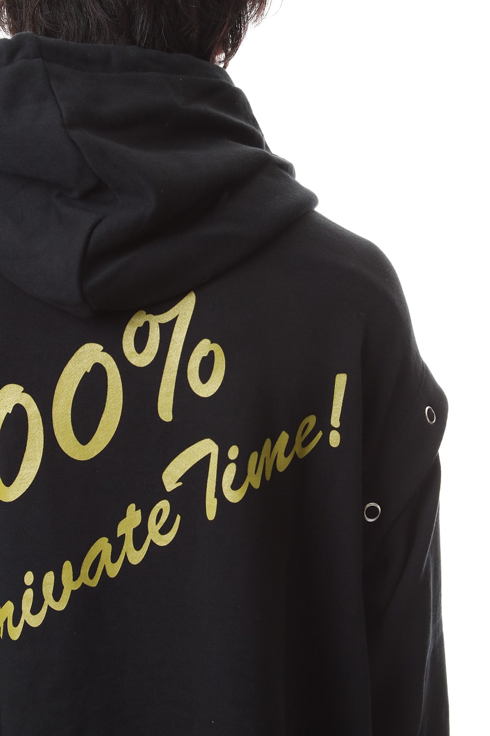 Removable hoodie Black