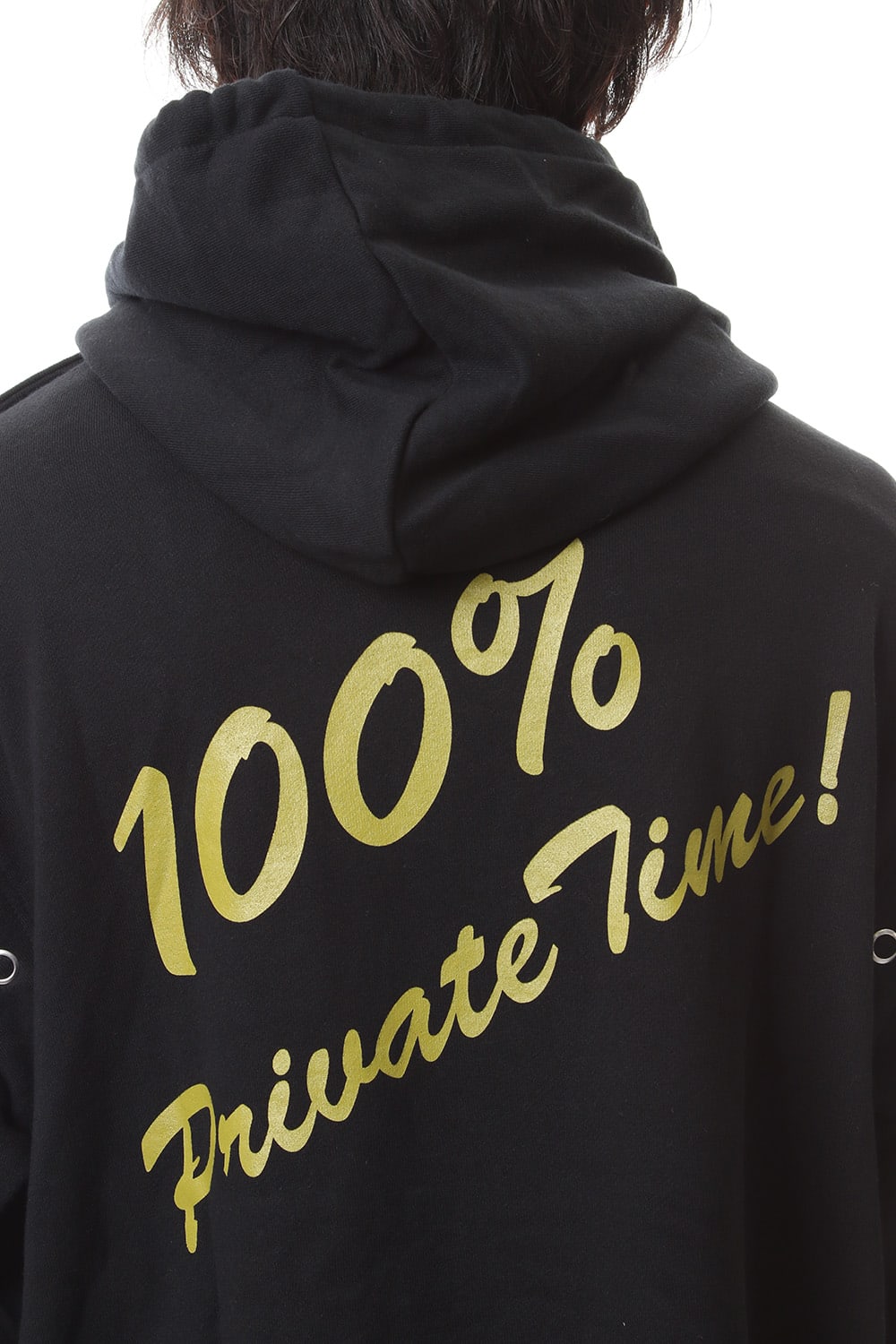 Removable hoodie Black