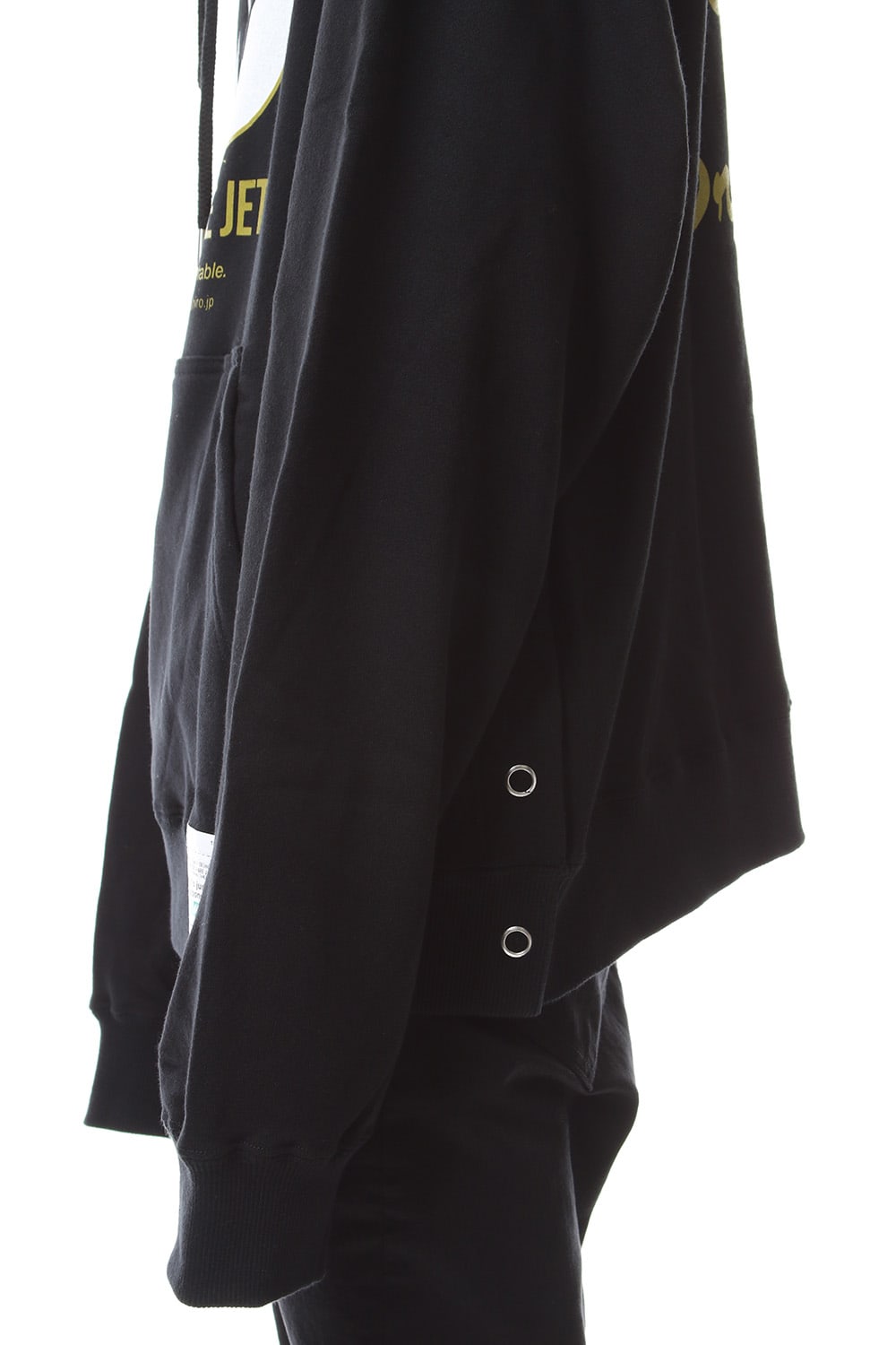 Removable hoodie Black