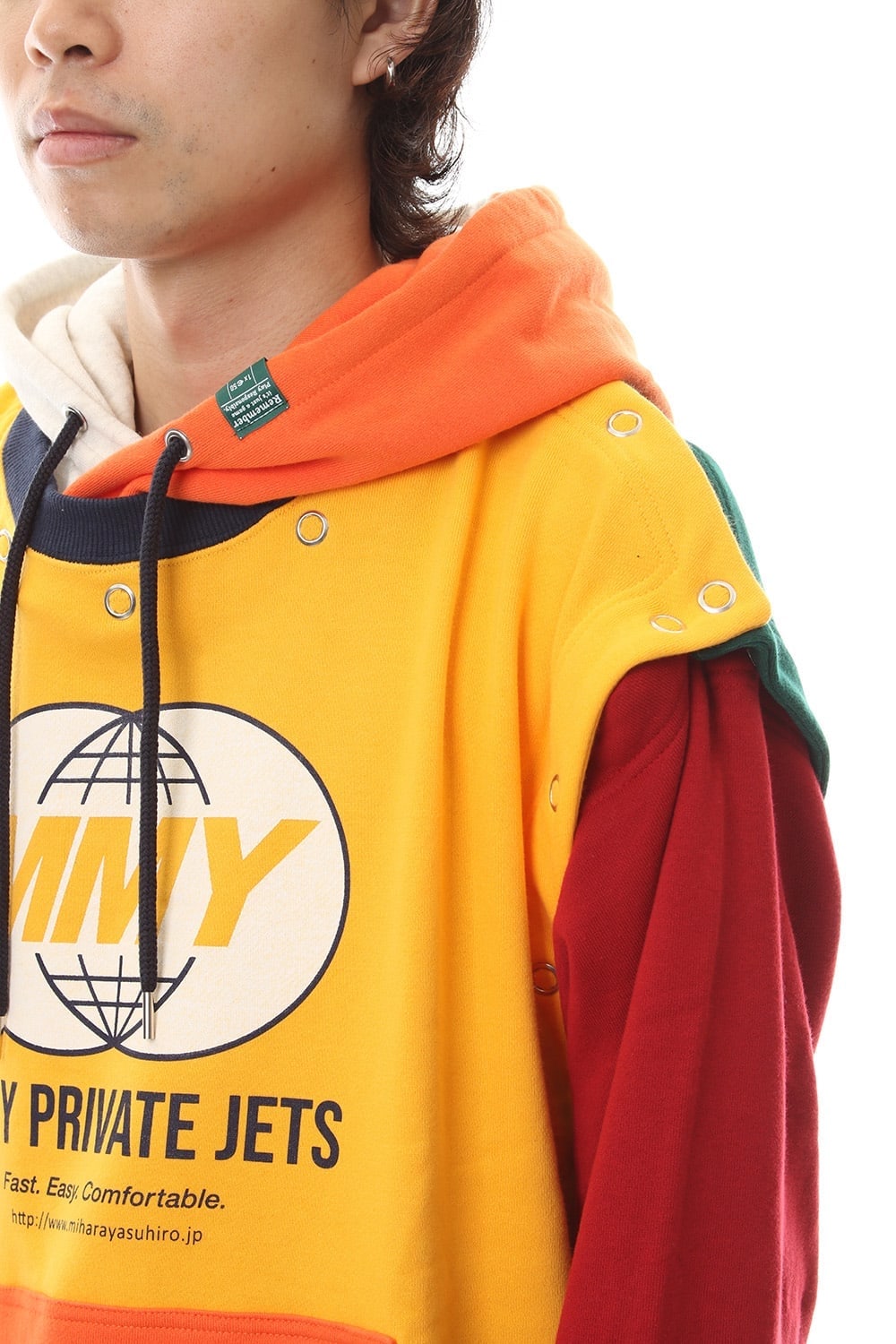 Removable hoodie Multi