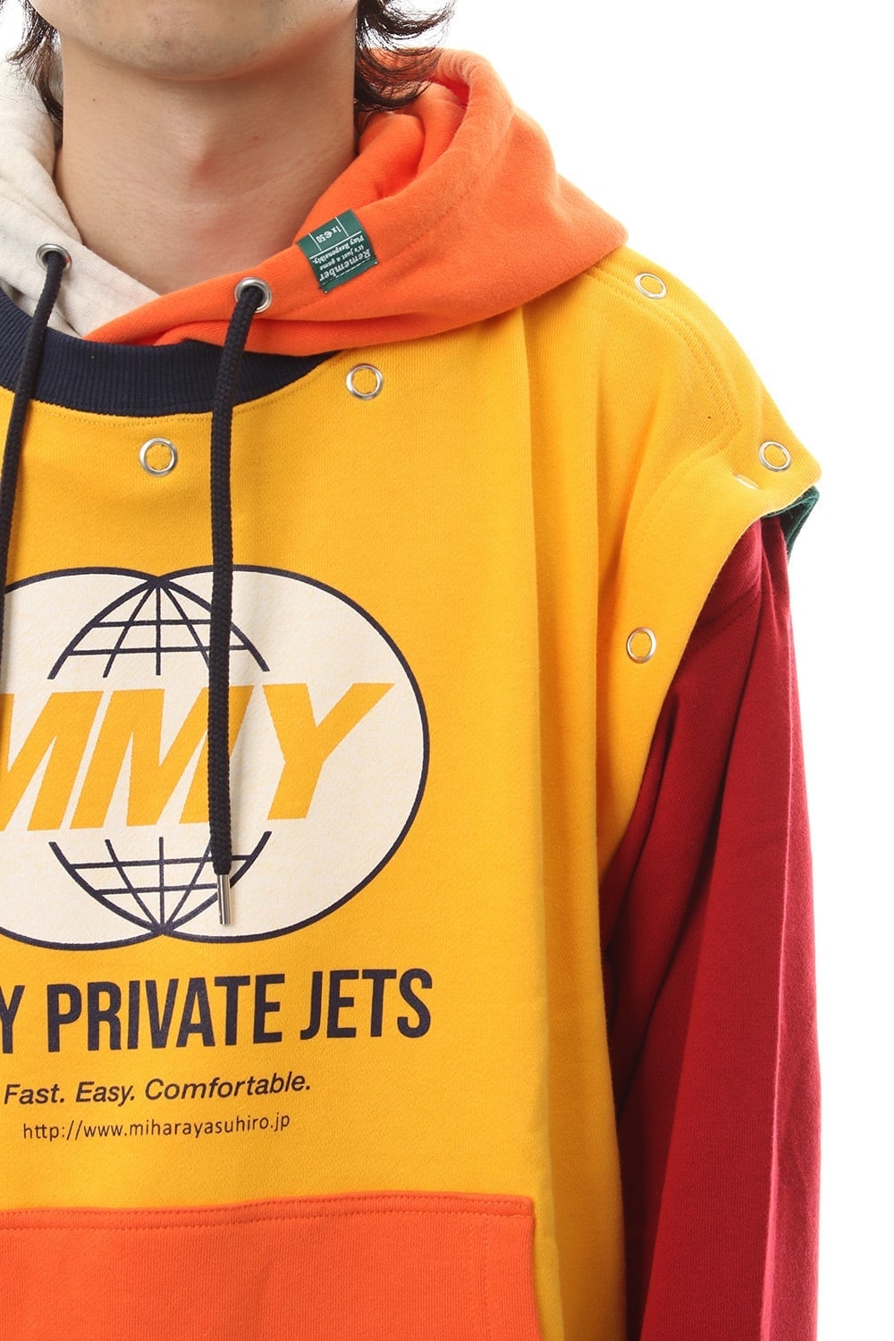 Removable hoodie Multi