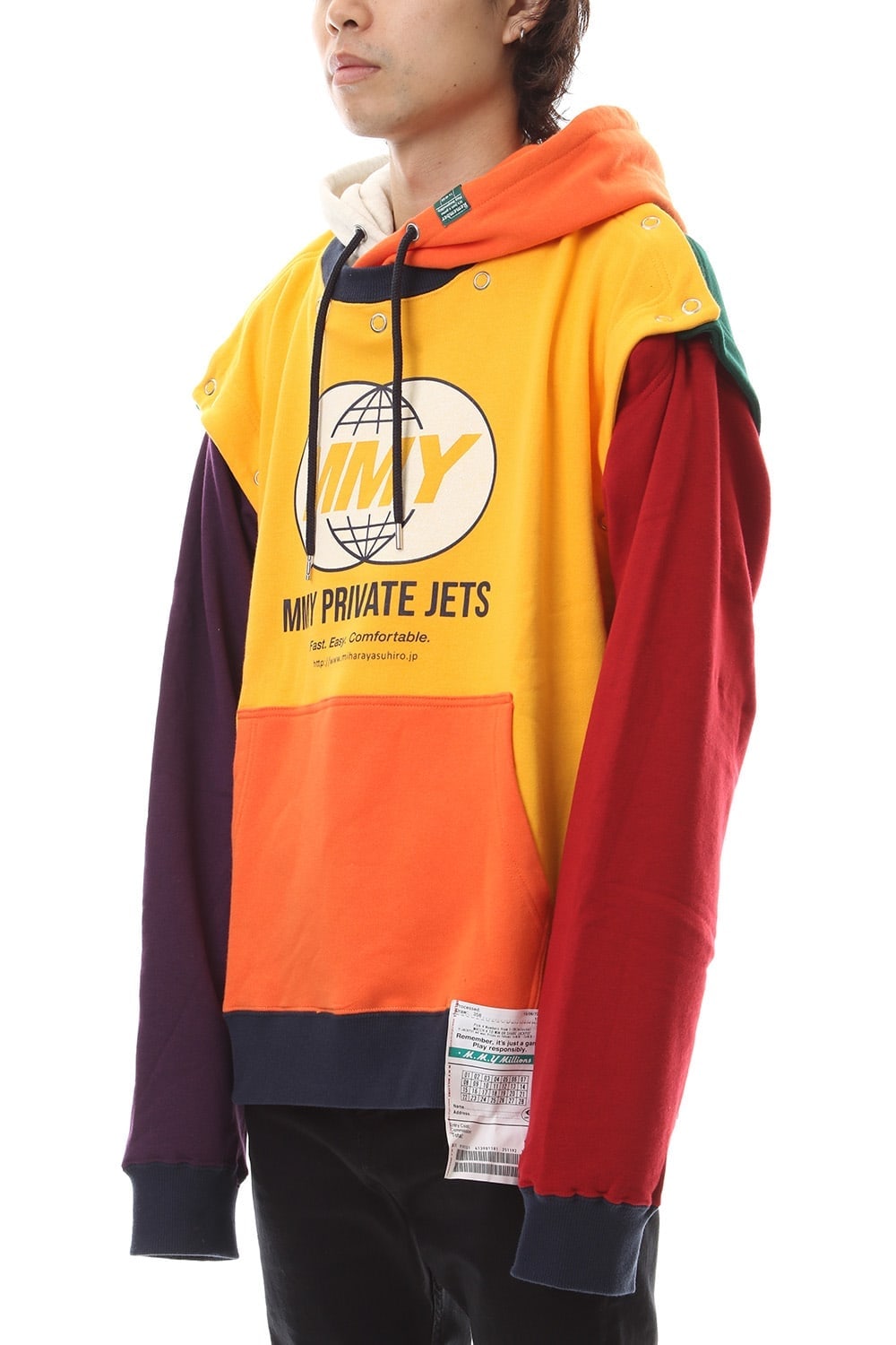 Removable hoodie Multi