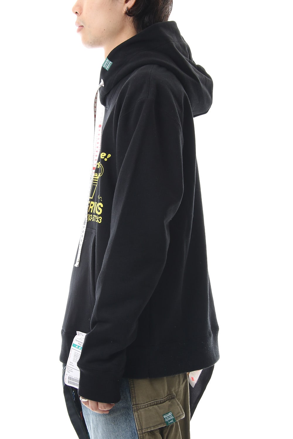 Scarf hoodie Black
