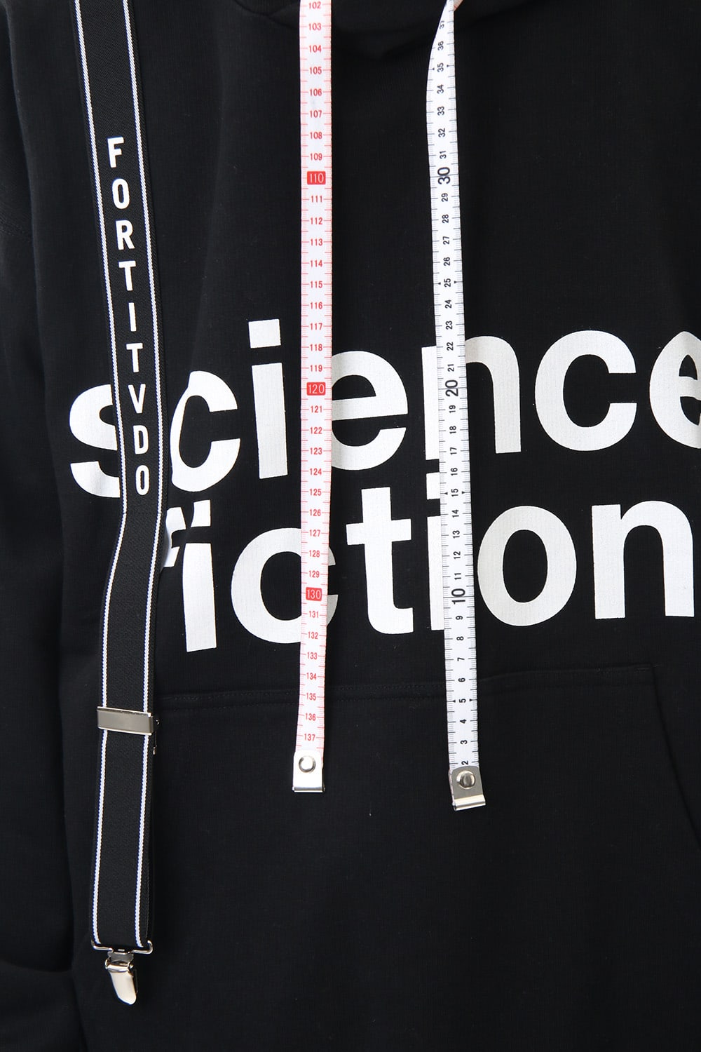 Suspender hoodie Black