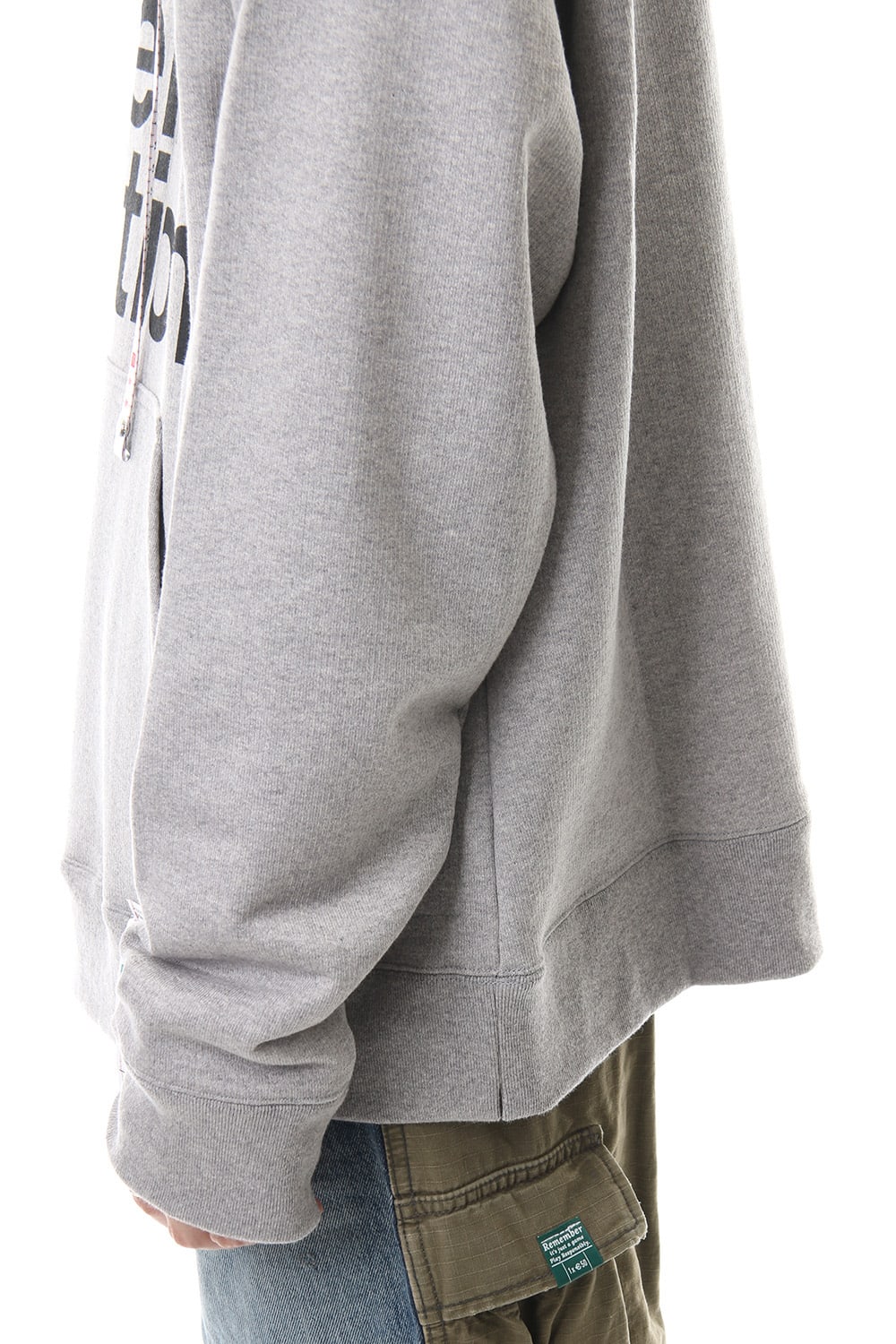 Suspender hoodie Gray