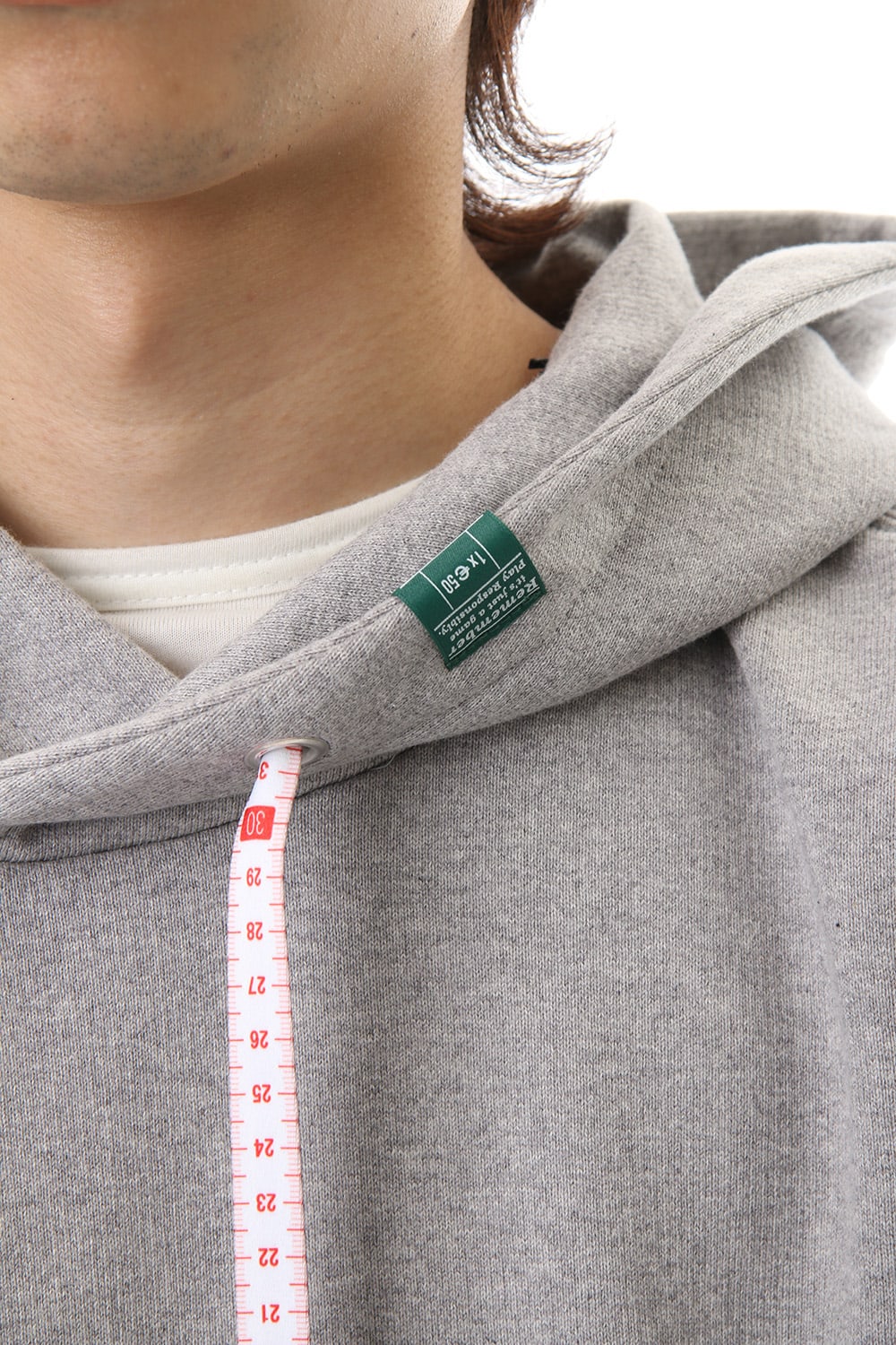 Suspender hoodie Gray