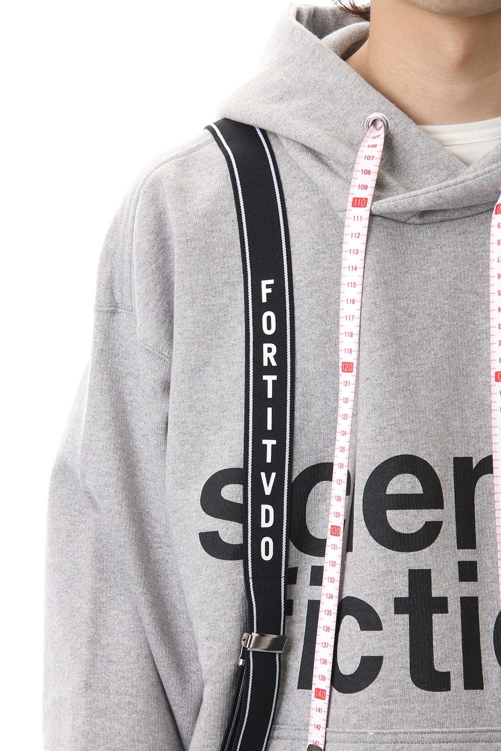 Suspender hoodie Gray