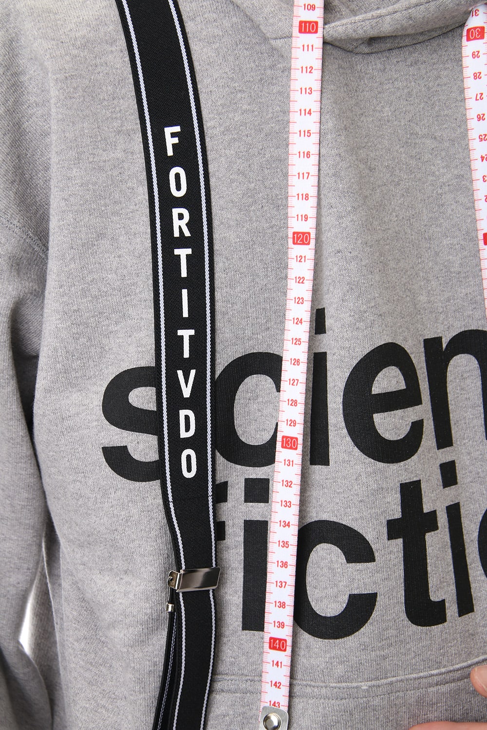 Suspender hoodie Gray