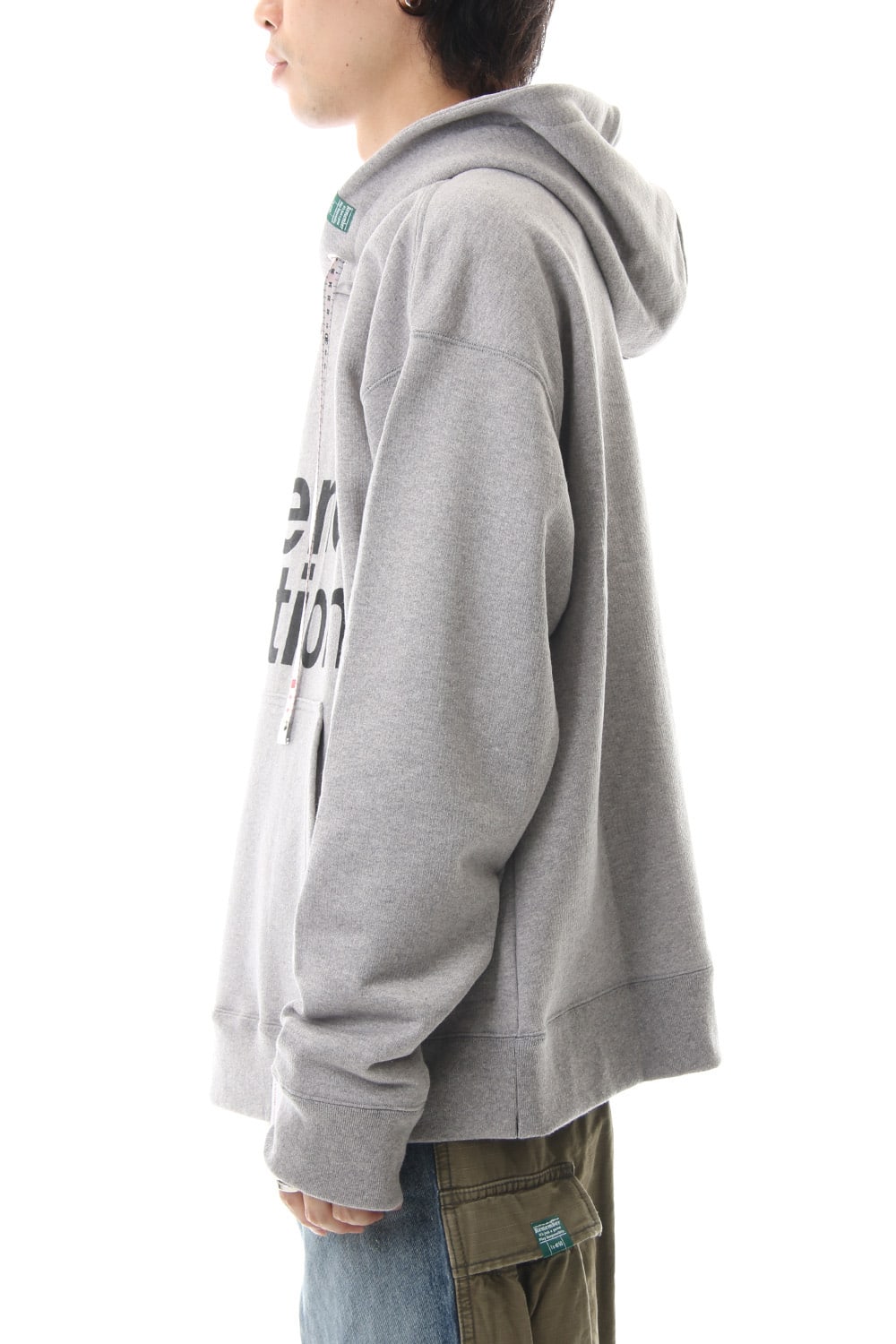 Suspender hoodie Gray