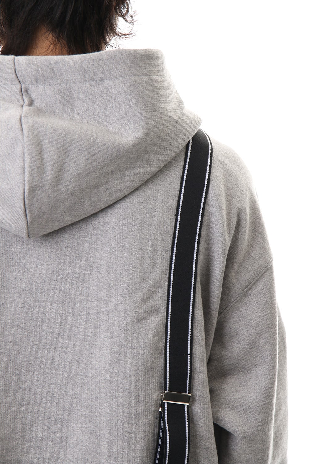 Suspender hoodie Gray