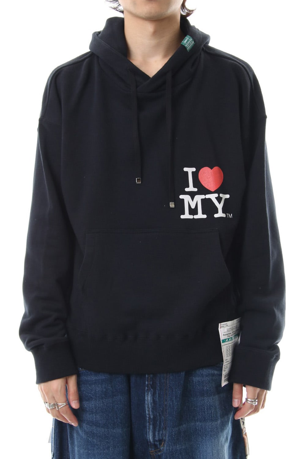 Maison MIHARAYASUHIRO Printed hoodie Black