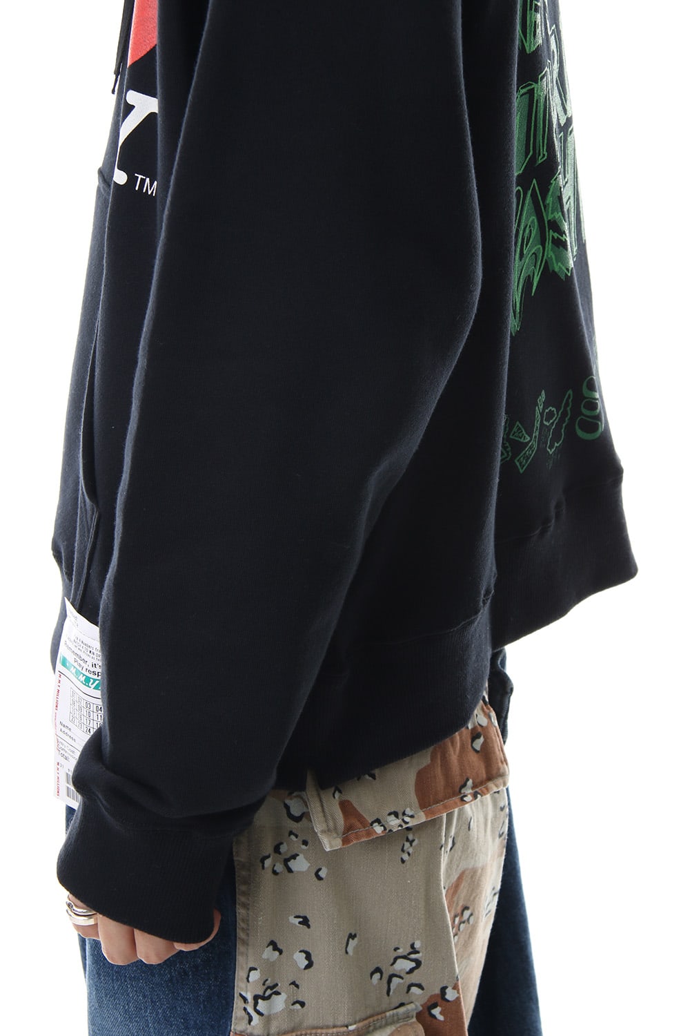 Maison MIHARAYASUHIRO Printed hoodie Black