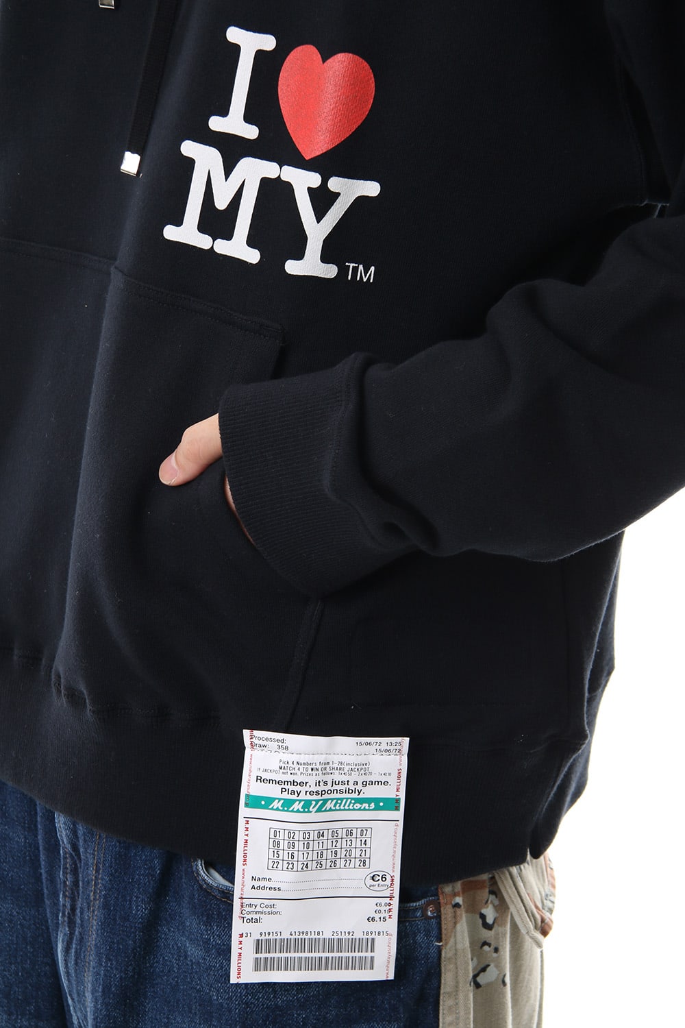 Maison MIHARAYASUHIRO Printed hoodie Black