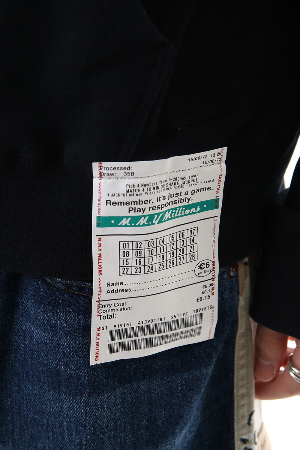 Maison MIHARAYASUHIRO Printed hoodie Black