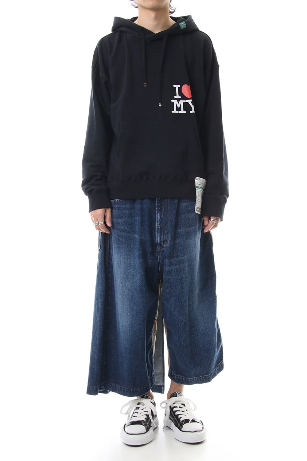 Maison MIHARAYASUHIRO Printed hoodie Black