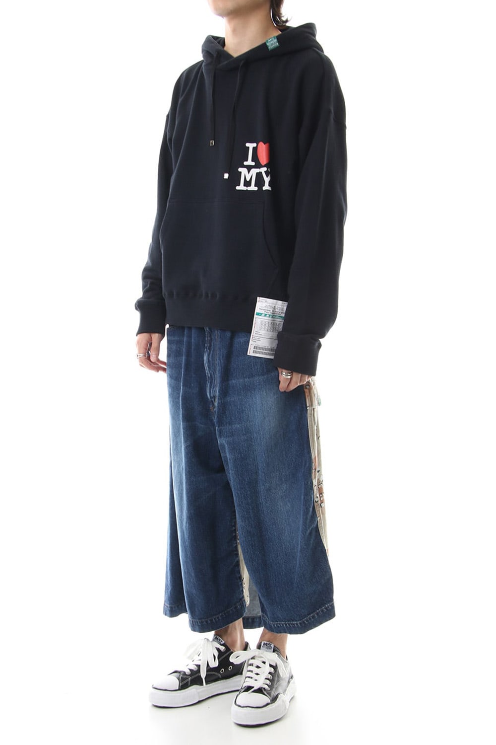 Maison MIHARAYASUHIRO Printed hoodie Black