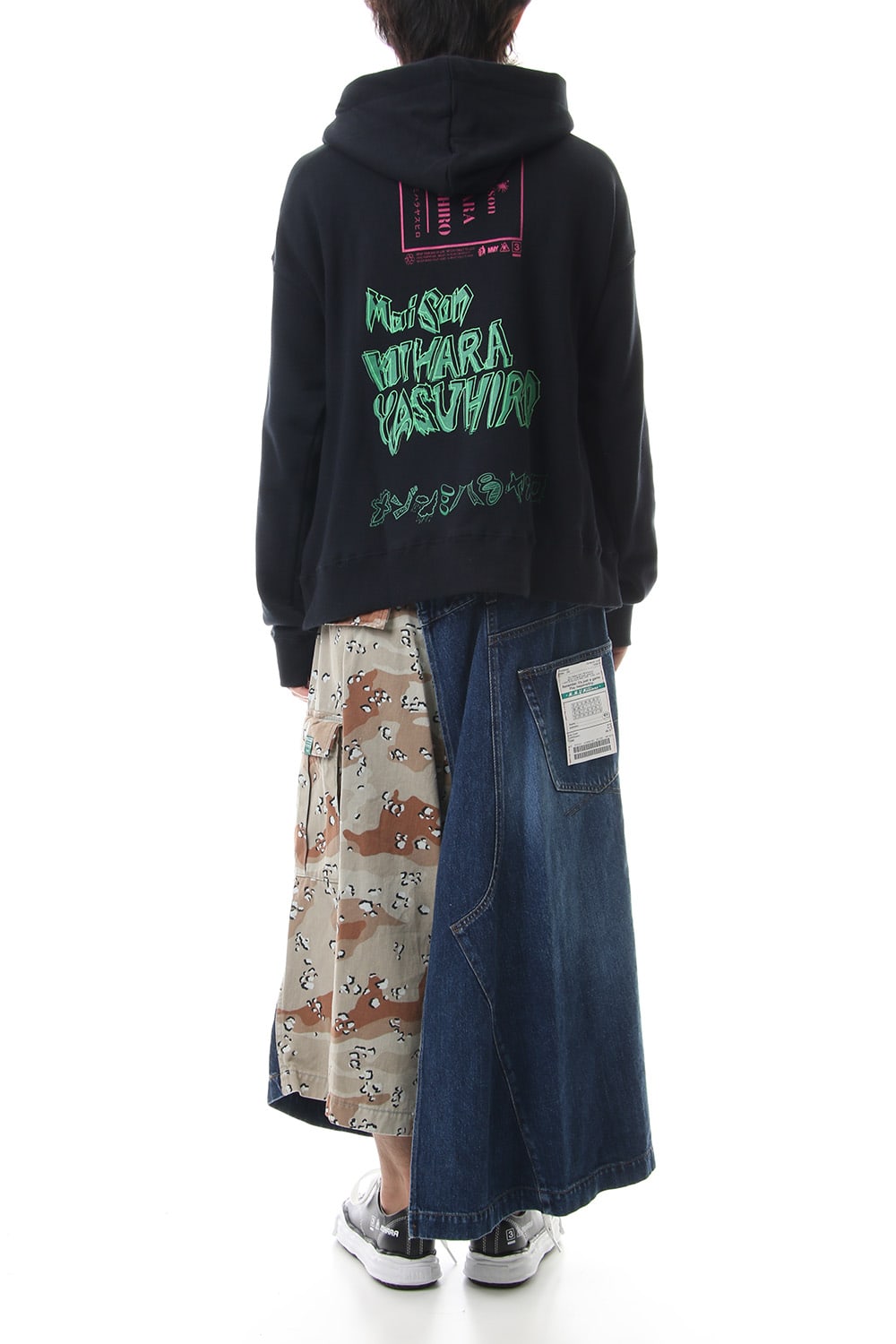 Maison MIHARAYASUHIRO Printed hoodie Black